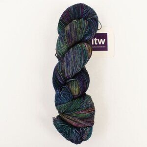Into the Whirled Pakokku Sock Yarn 4-Ply SW Merino Nylon 460 Yds Radioactive